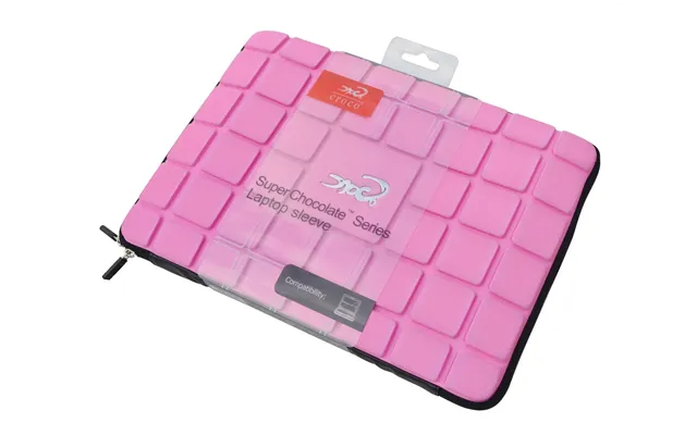Croco 13.3 Inch Laptop Notebook Super Chocolate Carry Case Sleeve - Pink