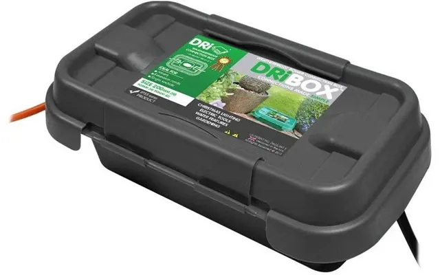 Dribox Dry Box Fl-1859-200 Ip55 Small Weatherproof Junction Connection Box For Cables & Sockets