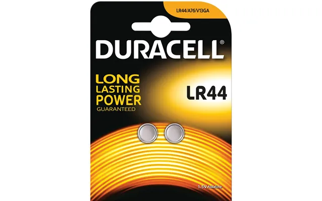 Duracell Lr44 Battery Alkaline Button - 2 Pack