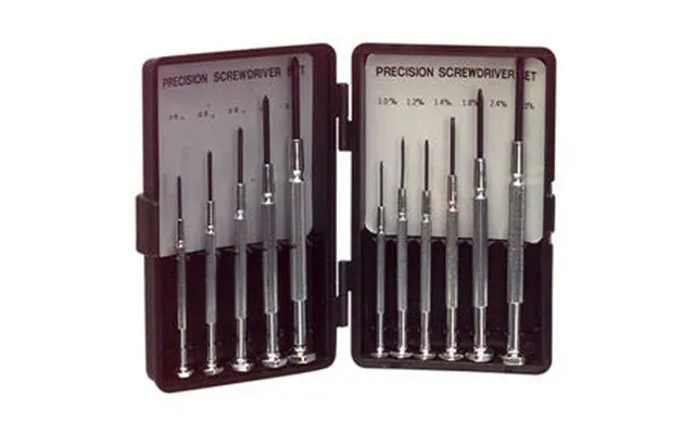Duratool Precision Screwdriver Set 11 Piece - 5 Phillips & 6 Flat Head