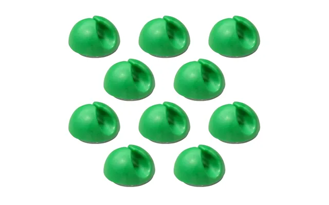 Ex-pro 10 Pack Single Cable Desk Tidy Clips - Self Adhesive Cord Holder Clips For Usb Power Wire Pc Office Home