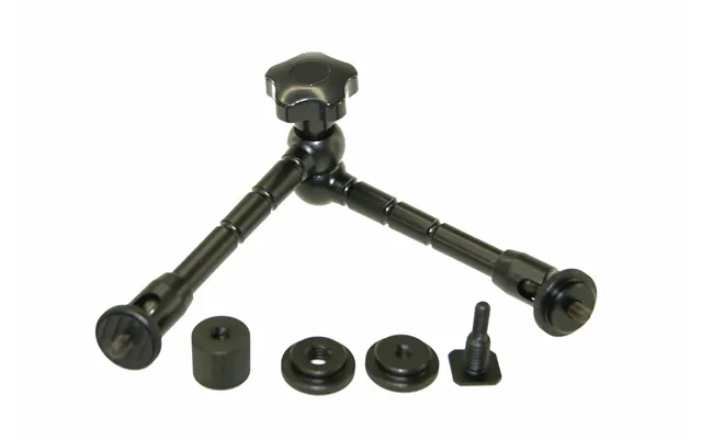 Ex-pro 11 Magic Friction Articulating Arm With Hot Shoe Mount & Camera Mount For Dslr Camera - Black