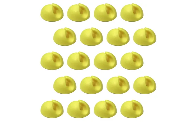 Ex-pro 20 Pack Single Cable Desk Tidy Clips - Self Adhesive Cord Holder Clips For Usb Power Wire Pc Office Home