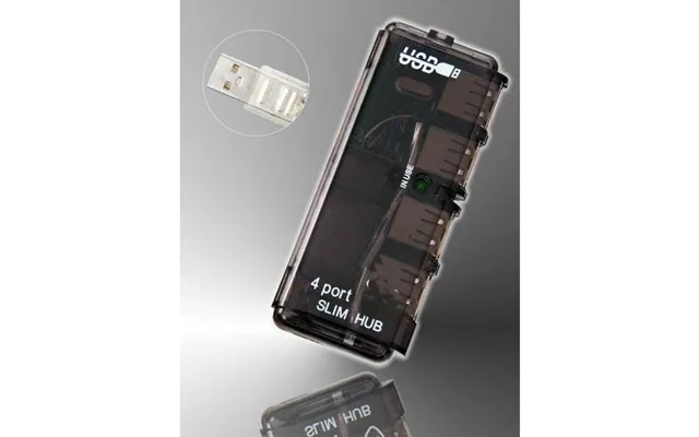 Ex-pro 4 Port High Speed Usb 2.0 Slim Mini Hub Laptop Pc Etc