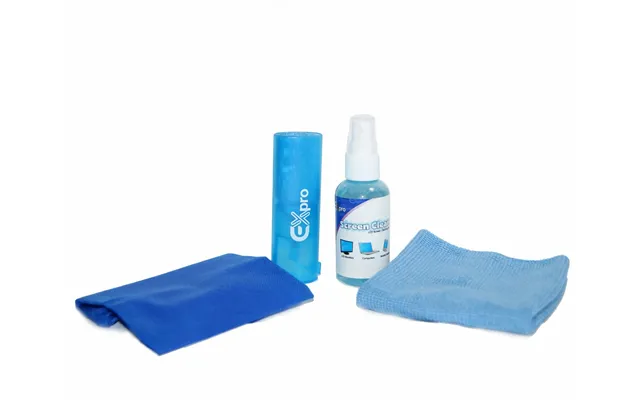Ex-pro Lcd Screen Cleaning Kit Complete With Cloth - Brush And Bag