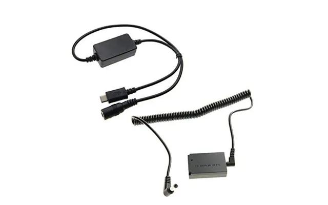 Ex-pro On-the-move Usb-c Pd System - Usb-c To Dc Coupler Cable Converter Adapter With Ex-pro Dr-e12 Lp-e12 Battery Coupl