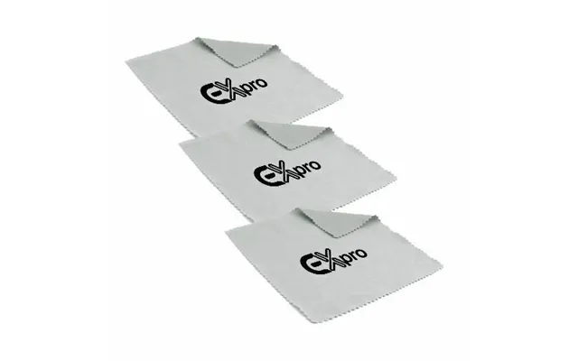 Ex-pro Super-soft Microfiber Lens Cloth For Cameras, Screens, Glasses & Lens Grey - Pack Of 3