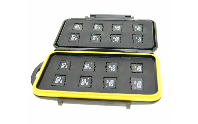 Ex-pro Tough-store Waterproof Memory Card Case - Holds 16 Micro Sd Sdhc Sdxc Cards