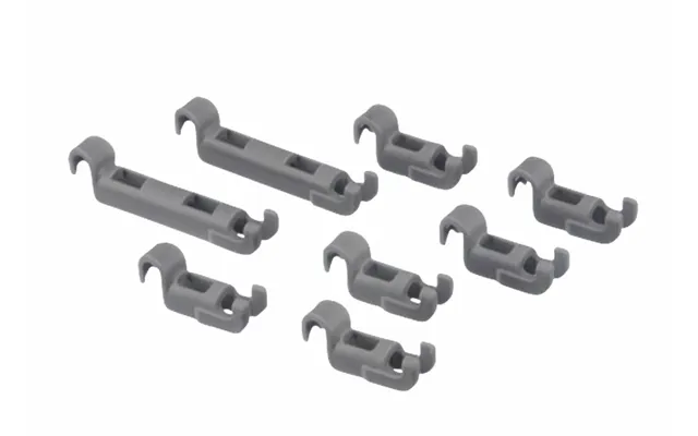 For Bosch Dishwasher Lower Rack Flip Tynes Plastic Bearing Clips Kit 611472