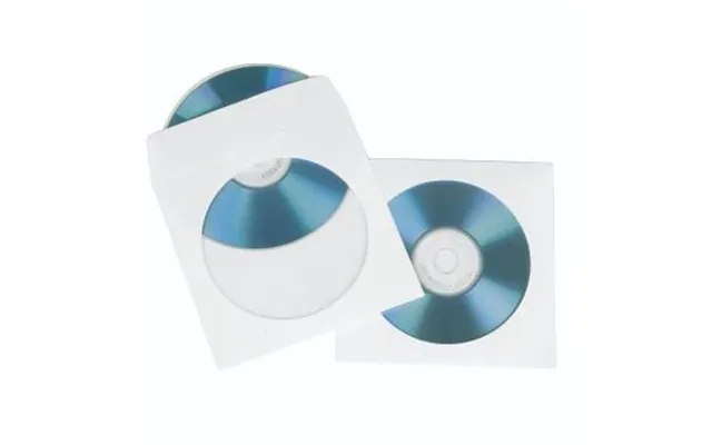 Hama 50 Cd Dvd Protective Paper Sleeves - White
