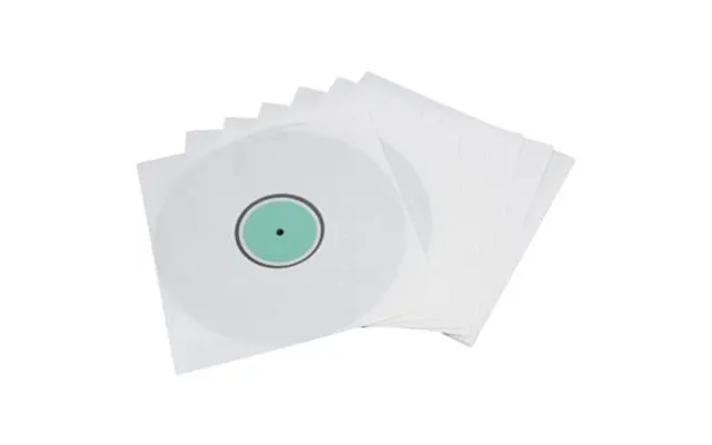 Hama Lp 12 White Paper Inner Vinyl Record Sleeves Transparent Window 10 Pack