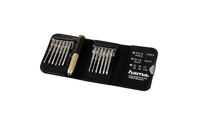 Hama Micro And Mini Precision Screwdriver Set Kit For Repair And Hobby Use