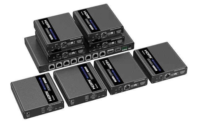 Hdmi Distributor 8 Port Hdmi Splitter 1x8 4k 60hz Hdmi Video Splitter 1 In 8 Out