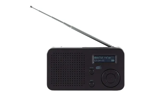 Imperial Dabman 17 Dab Portable Rechargable Radio Speaker With Bluetooth - Fm & Dab Digital Black
