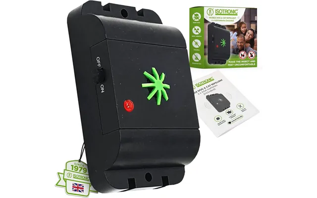 Isotronic Battery Powered Dog And Cat Repellent 18 - 32 Khz Outdoor