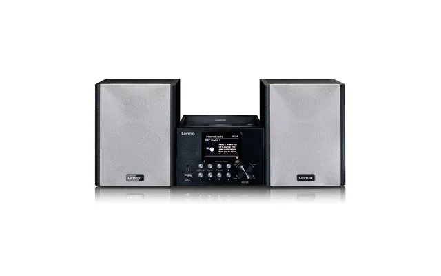 Lenco Micro Music System With Internet Dab Radio And Bluetooth Speakers Cd Mp3 - Black