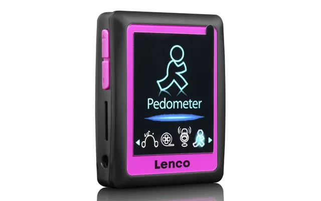 Lenco Mp3 4 Player With Pedometer 4gb Pink