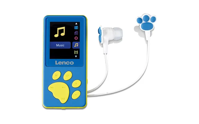Lenco Mp3 Mp4 Player 8gb Blue