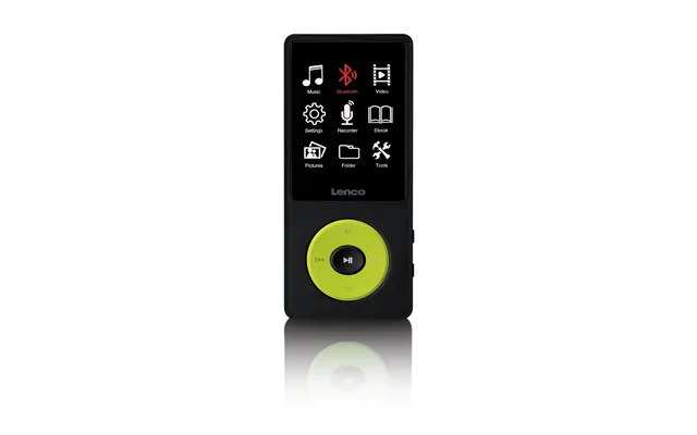 Lenco Mp3 Mp4 Player Bluetooth 8gb Micro Sd Card Expansion Green