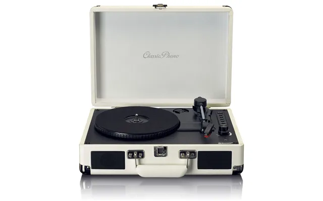 Lenco Tt-115cr Retro Viynl Record Turntable With Built-in Speakers, Bluetooth, Usb Play Encode & Aux Output - Black
