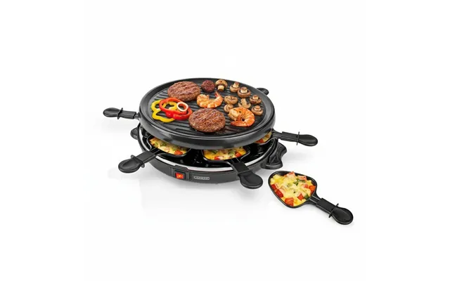 Melissa Electric Raclette Gourmet Grill - 6 Person Indoor Non-stick Tabletop Cooker