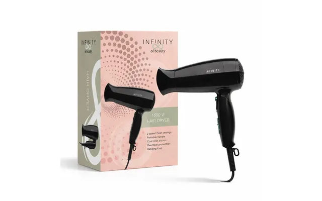 Melissa Travel Folding Hair Dryer Lightweight And Powerful 1600w Blow Dryer - Dual Voltage