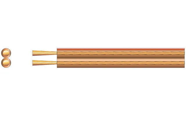 Mercury 100m Transparent Hfii Car Speaker Cable2 X 79 X 0.2mmø