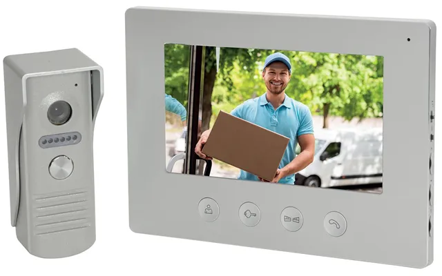 Mercury 7 Colour Lcd Monitor & Camera Intercom Wired Door Entry System