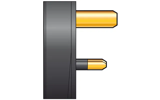 Mercury Fused Uk Mains Plugs - Plug, 13a Fuse, Black