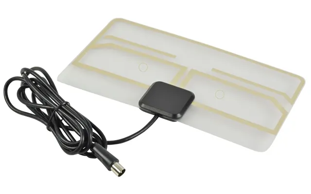 Mercury Lightweight Indoor Aerial For Freeview Hdtv Paper-thin With 3m Rf Cable