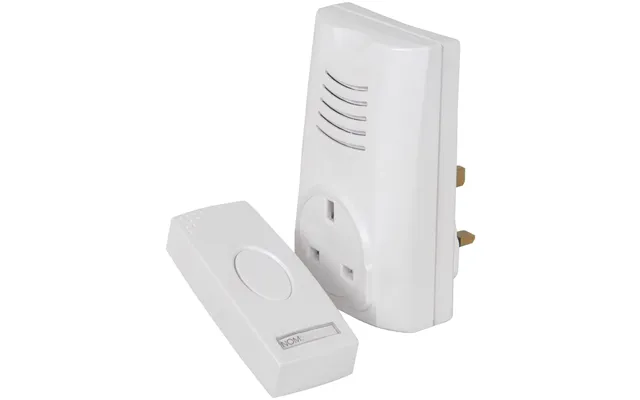 Mercury Wireless Cordless Mains Powered Plug In Through Doorbell Door Bell Chime Ringer 38 Melodies product image