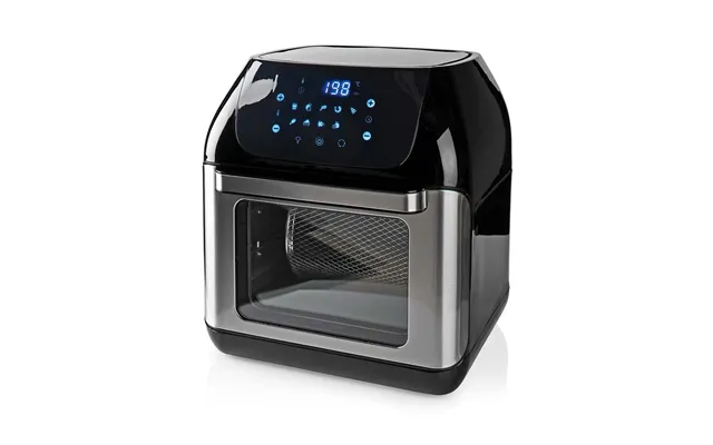 Nedis 12l Hot Air Fryer Mini Oven Multifunctional 9-in-1 With Rotisserie - 9 Pre-set Programmes