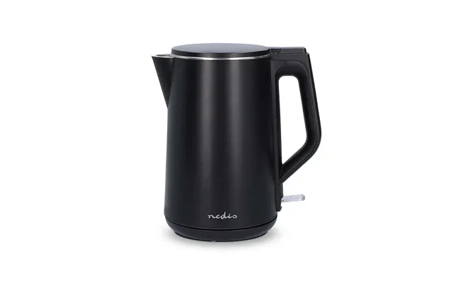 Nedis 1.5l Electric Kettle With Double Walled Insulation, Boil-dry Protection And Limescale Filter For Fresher Water, 22