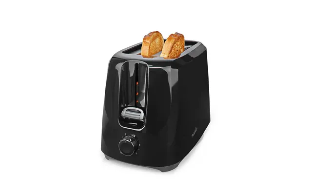 Nedis 2 Slice Bread Toaster 6 Browning Levels 700w Wide Slots Led Indicator
