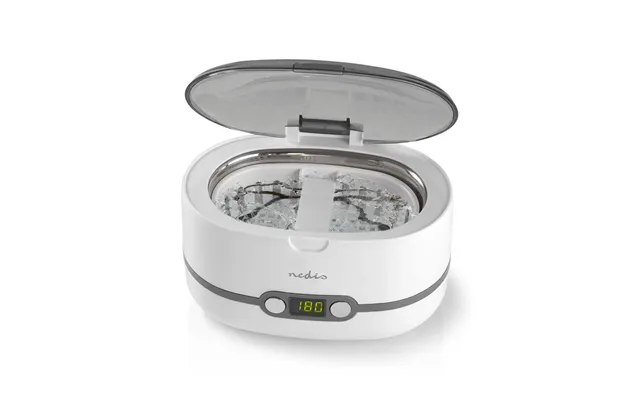 Nedis 600ml Ultrasonic Jewellery Cleaner With Digital Timer - 43khz