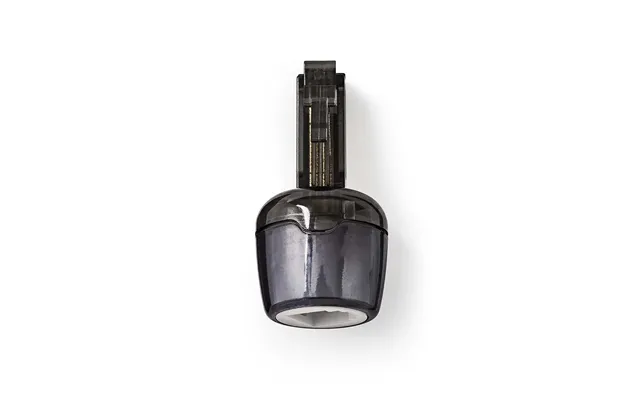 Nedis Anti-twist Telecom Adapter Connector Type Rj10 Adapter Type Adapter Pvc Black Transparent