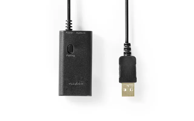 Nedis Bluetooth Transmitter Connection Input 1x 3.5 Mm Aptx Low Latency Aptx Sbc Up To 2 Devices Black