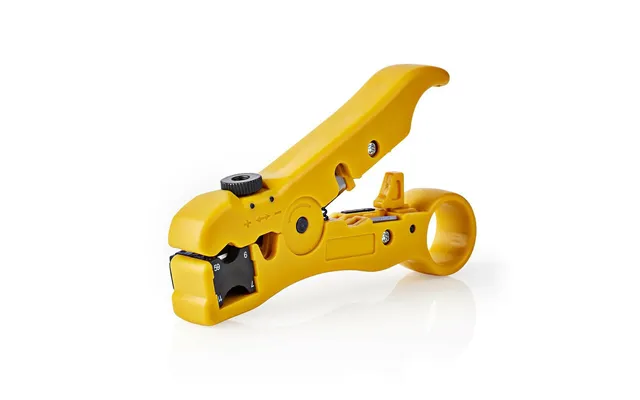 Nedis Cable Stripping Plier Stripping Tool Abs Steel Black Yellow
