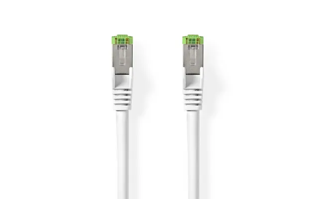 Nedis Cat 8.1 Network Cable S Ftp Rj45 Male Rj45 Male 1.00 M Round Lszh White Label