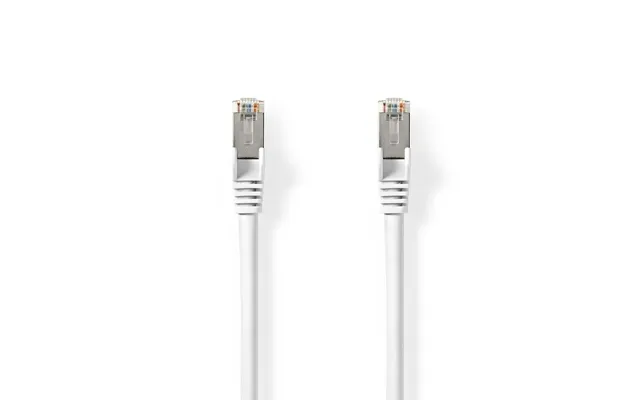 Nedis Cat 8.1 Network Cable S Ftp Rj45 Male Rj45 Male 15.0 M Round Lszh White Label