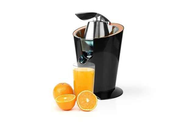 Nedis Citrus Juicer Press, 160w Powerful Juice Squeezer, With Stainless Steel Spout And Anti-drip Function - Black