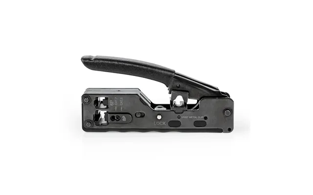 Nedis Crimp Pliers Cat5 Cat5e Cat6 Cat6a Cat7 Rj12 Rj45 Cutting Plier Abs Steel Black