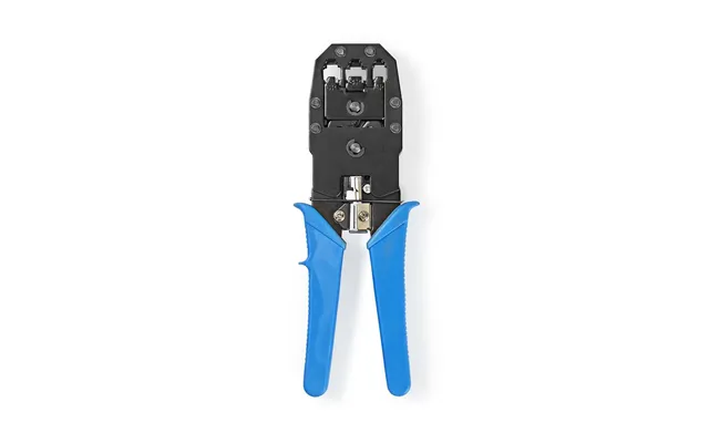 Nedis Crimp Pliers Cat5 Cat5e Cat6 Cat6a Rj10 Rj11 Rj45 Cutting Plier Stripping Abs Steel Blue