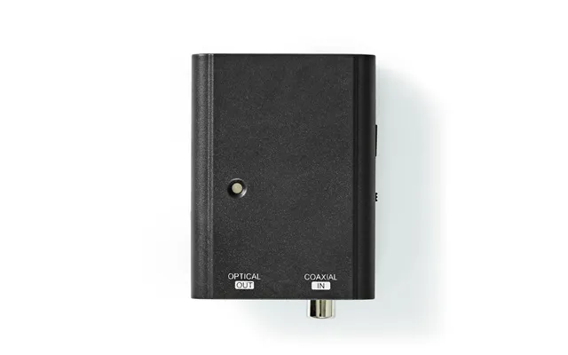 Nedis Digital Audio Converter 1-way Connection Input 1x S Pdif To Connection Output Toslink Female Manual Black