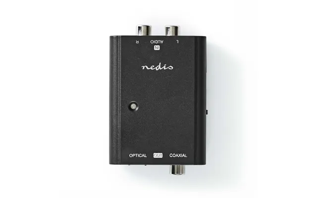 Nedis Digital Audio Converter 1-way Connection Input 2x Rca Male To Connection Output 1x S Pdif Rca Female 1x Toslink Fe