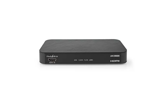 Nedis Digital Audio Converter 2-way Connection Input Dc Power 1x Hdmi Input To Connection Output 1x 3