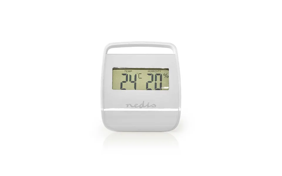 Nedis Digital Thermometer Indoor Indoor Temperature Indoor Humidity White