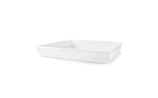 Nedis Drip Leak Prevention Tray For Washing Machine Plastic White 70 X 70 X 10 Cm