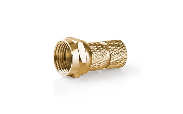 Nedis F-connector Straight Male Gold Plated 75 Ohm Twist-on Cable Input Diameter 5