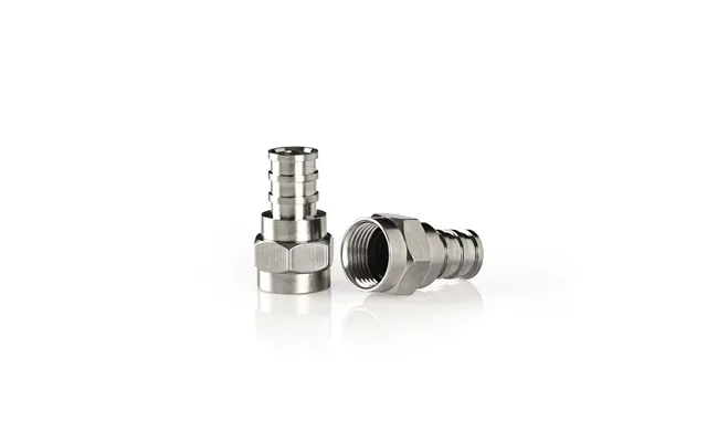 Nedis F-connector Straight Male Nickel Plated 75 Ohm Crimp Cable Input Diameter 5